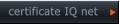 certificate IQ net    certificate IQ net