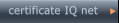 certificate IQ net    certificate IQ net